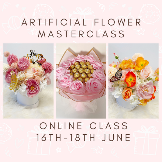 1-1 Online Artificial Flower Masterclass - 16th June