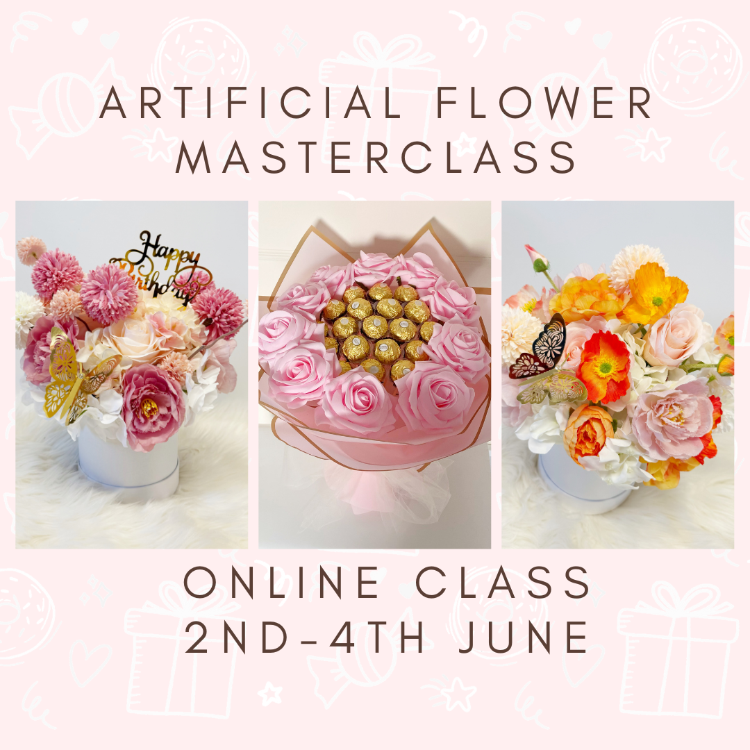 1-1 Online Artificial Flower Masterclass - 2nd June