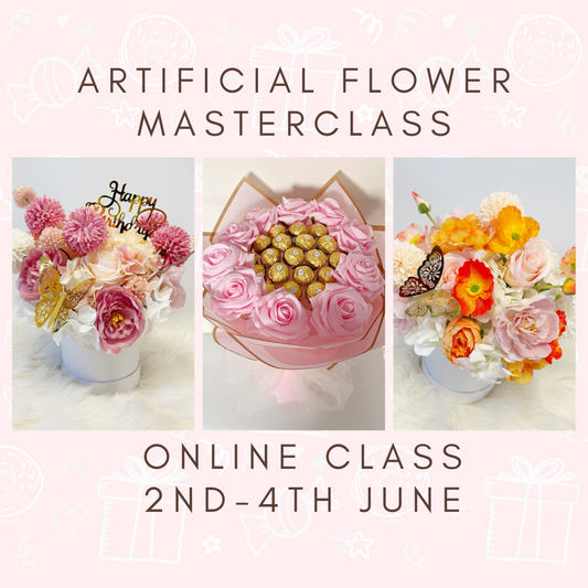 1-1 Online Artificial Flower Masterclass - 2nd June