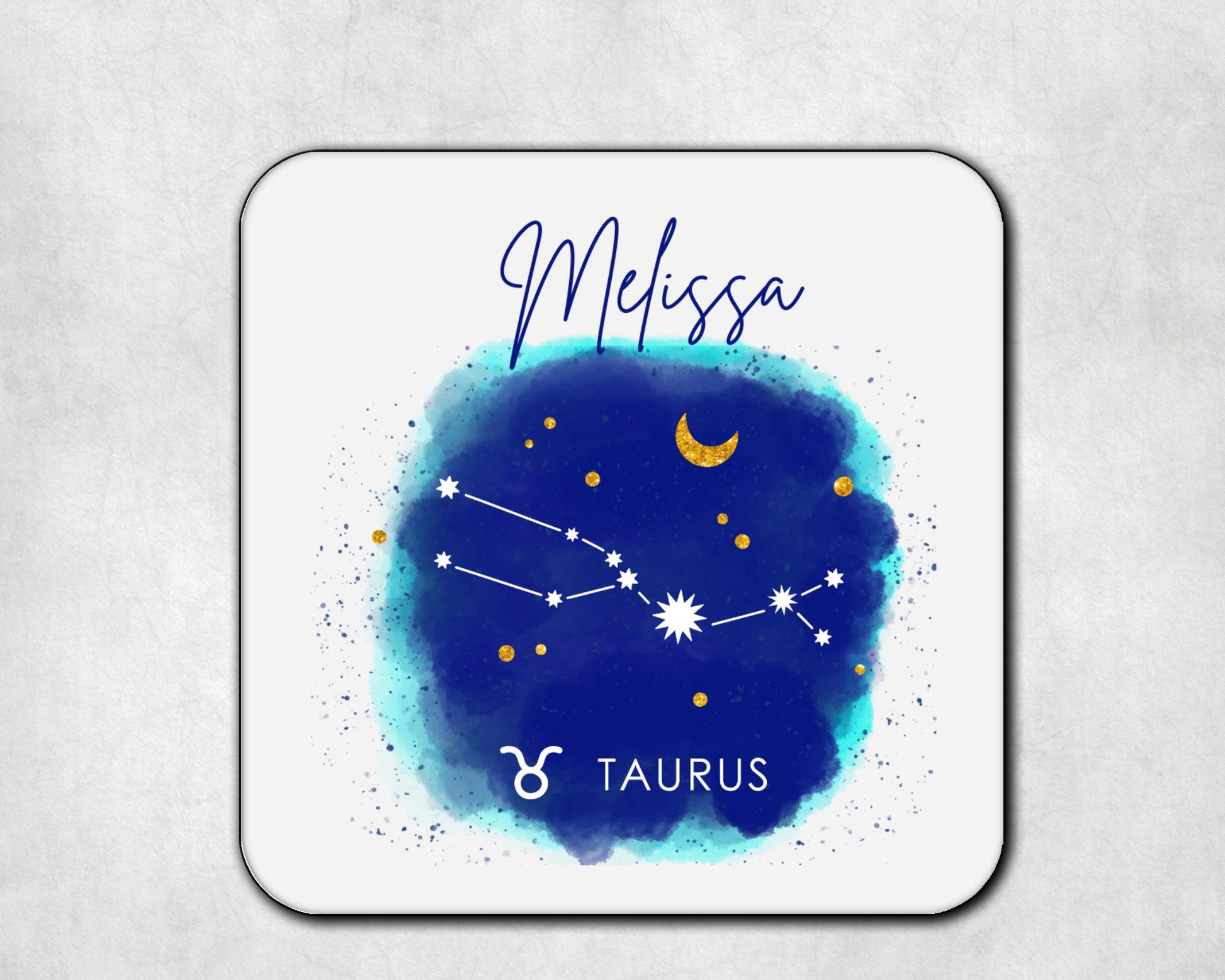 Taurus Personalised Name Constellation Birth Sign Mug Birth Month Birthday Zodiac Coffee Tea February Gift Present Star Sign